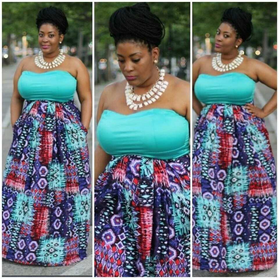 ankara styles for fat people