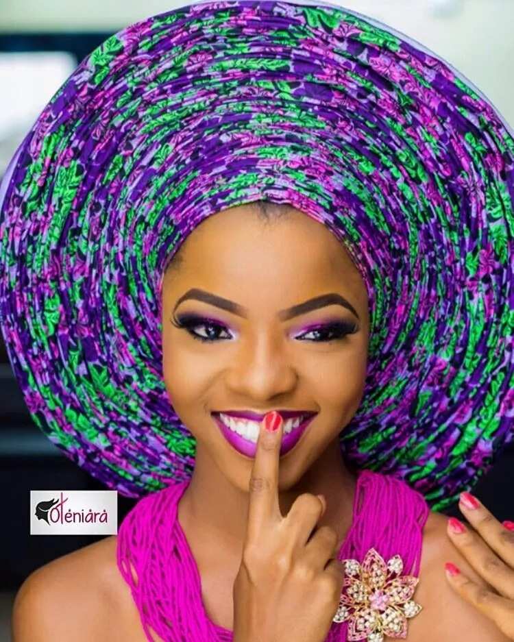 How to tie gele with ankara: Step-by-step