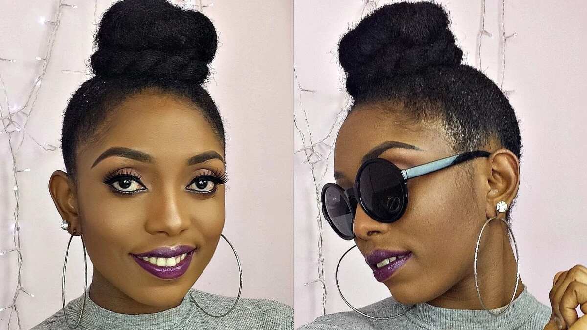 How to pack natural hair in different styles 