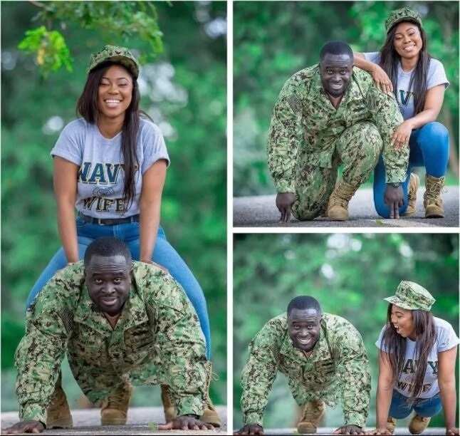 Beautiful pre-wedding photos of a soldier and his lover (photos)