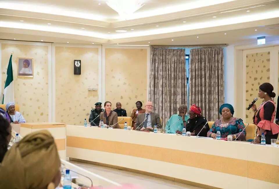 Melinda Gates visits Aisha Buhari