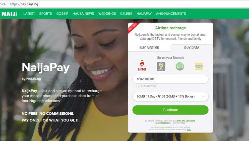 Legit.ng launches Naija Pay - The most convenient way to buy airtime and data! Legit.ng launches Naija Pay - The most convenient way to buy airtime and data!