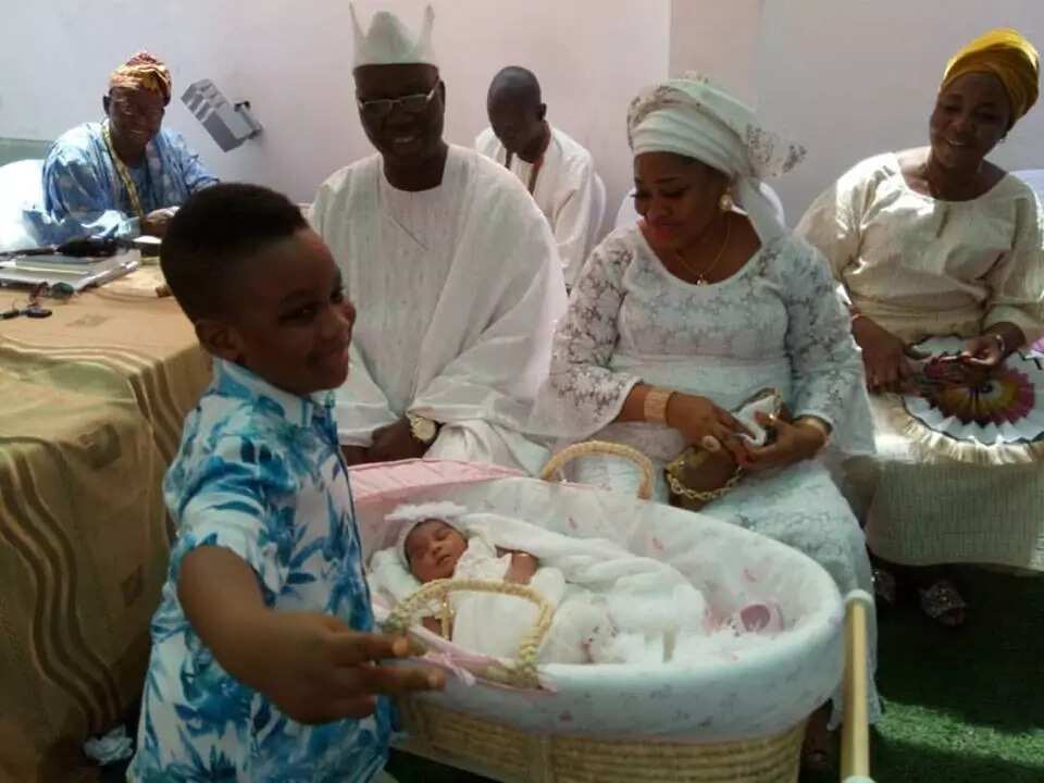 Gani Adams christens baby the traditional way (photos) Gani Adams christens baby the traditional way (photos)