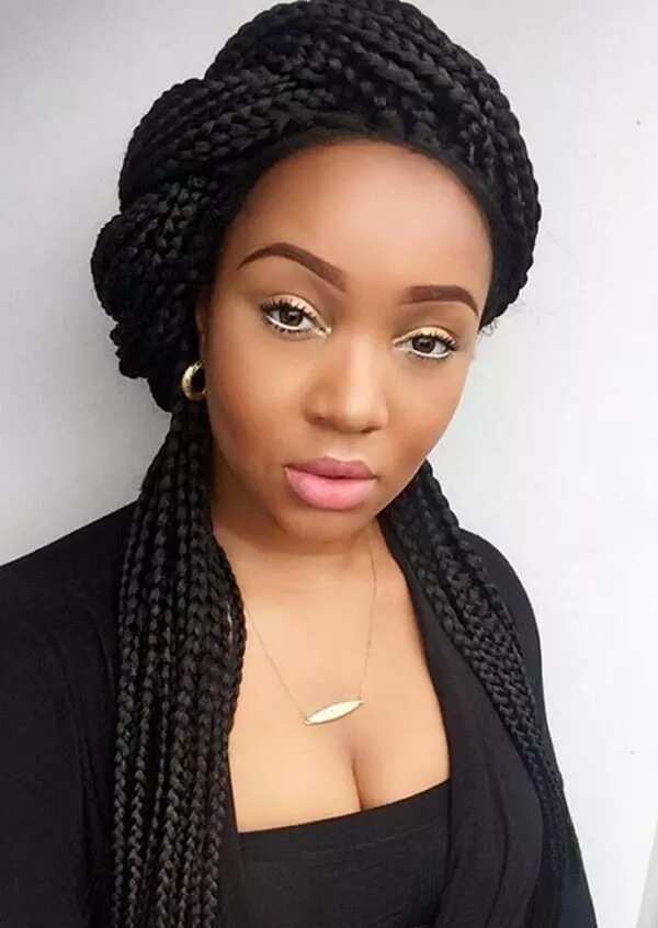 Jumbo Box Braids Hairstyles For Nigerian Beauties Legit Ng