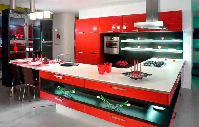 high-tech kitchen designs in Nigeria
