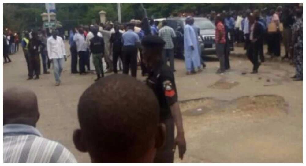 Charly Boy attacked at Wuse Market during #ReturnorResign protest Charly Boy attacked at Wuse Market during #ReturnorResign protest
