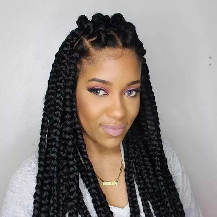 Ghana weaving styles for natural hair - Legit.ng