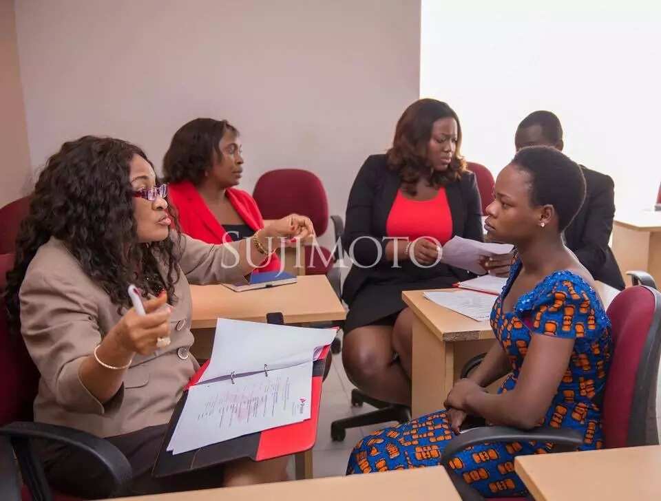 See photos of "lucky" Olajumoke in her new home