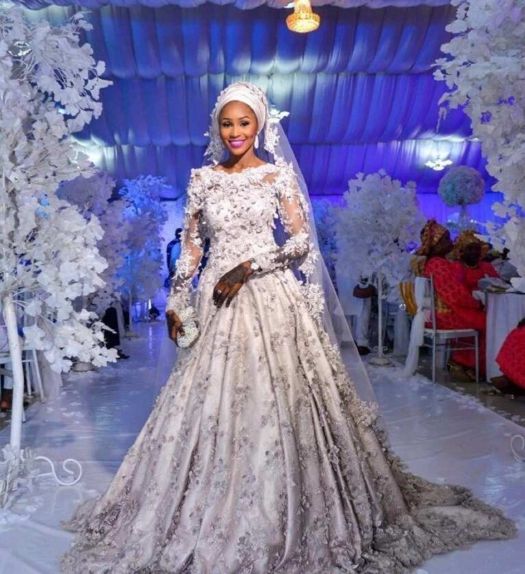 Beautiful nigerian shop wedding gowns