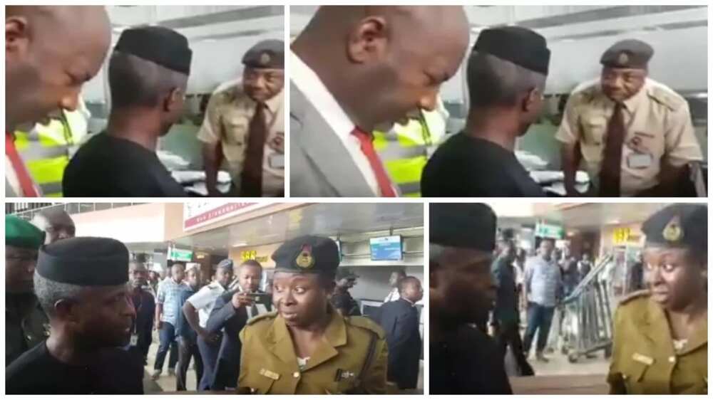 Osinbajo surprises staff at Murtala Muhammed Airport with unscheduled visit