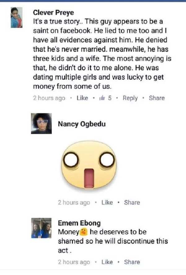 Married man exposed of lying about his marital status just to date women