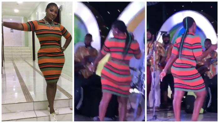 Mercy Johnson gives audience more than they expected as she twerks (photo, video)