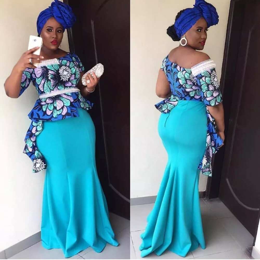 Ankara blouses with asymmetrical tailoring Ankara blouses with asymmetrical tailoring