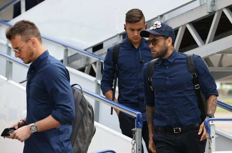 Just in: Juventus stars arrive Cardiff ahead of the Champions League final showdown against Real (photos)