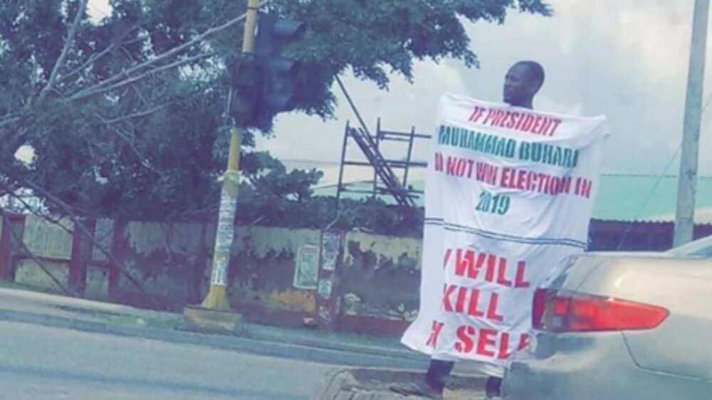 Zan kashe kaina idan Buhari ya fadi a zaben 2019 – Wani mutumin Abuja yayi barazana Zan kashe kaina idan Buhari ya fadi a zaben 2019 – Wani mutumin Abuja yayi barazana