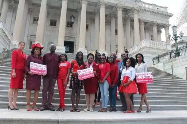 Chibok Girls Visit US Congress (PHOTOS)