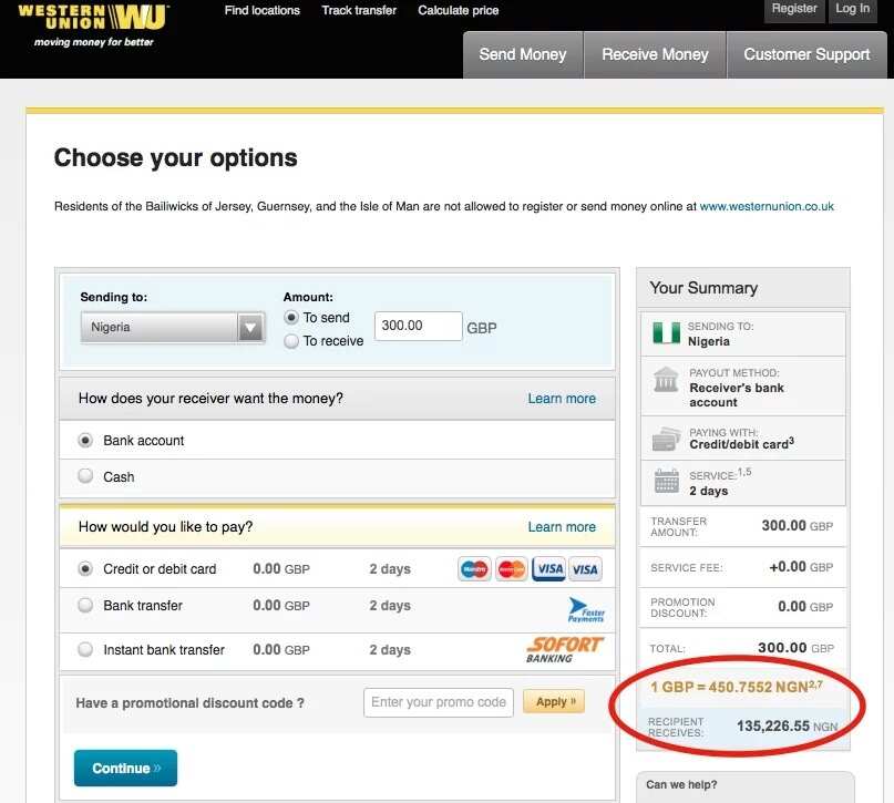 Send Western Union From Nigeria 5 Easy Steps Legit Ng