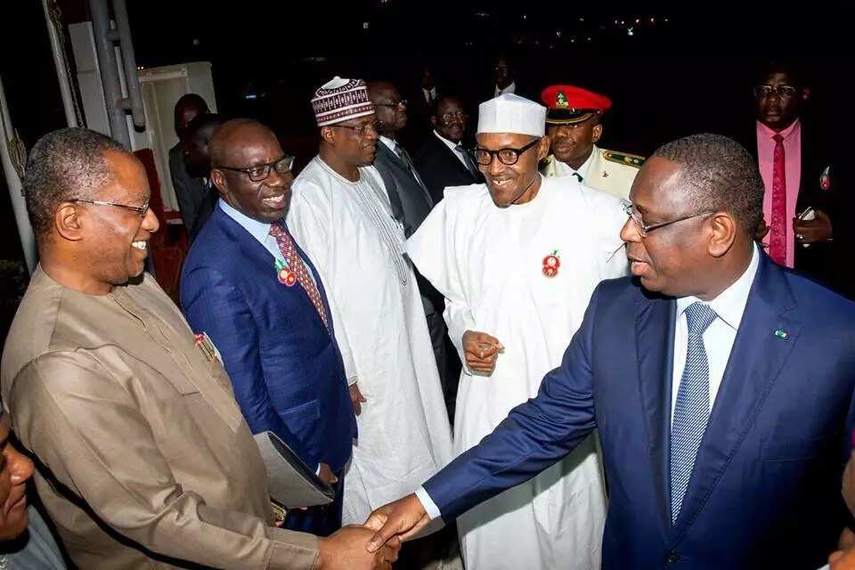 Buhari arrives Senegal for peace and security in Africa (pics)