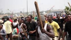 Osun tribunal: Pandemonium ensues as residents stage protest over verdict against Gov Adeleke
