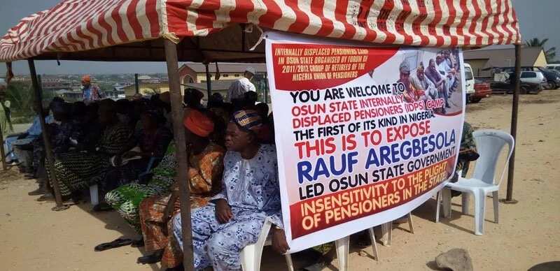 Osun pensioners hungry, open IDP camp for members