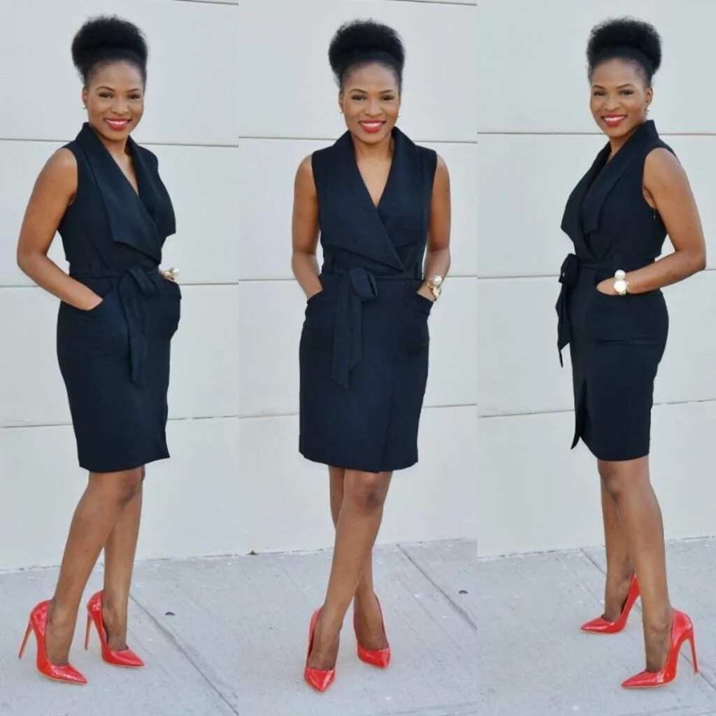 Latest office gown styles for ladies in 2018 Legit.ng