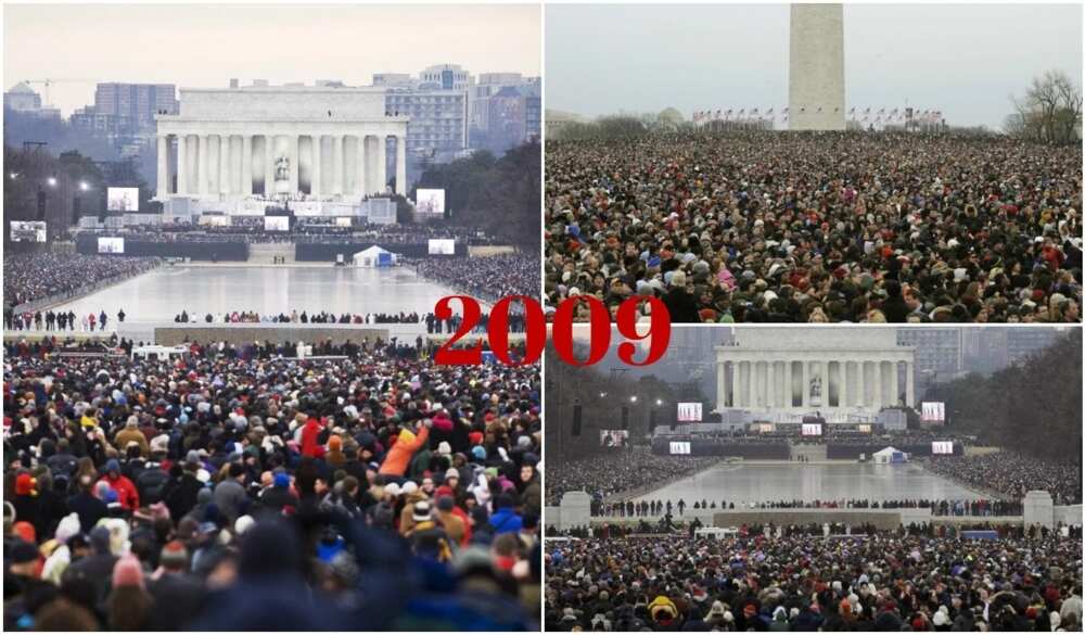 Obama's inaugural concert in 2009 vs Trump's inaugural concert