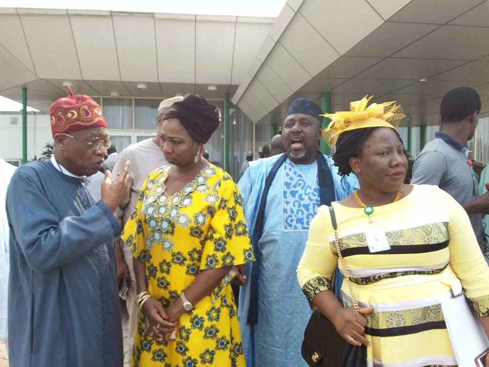 Lai Mohammed, Rochas Okorocha among others waiting for Buhari
Source: Twitter, Laurestar Lai Mohammed, Rochas Okorocha among others waiting for Buhari
Source: Twitter, Laurestar