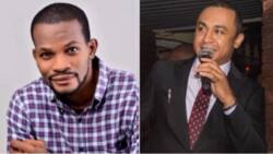 Nigerians will listen to you on tithing if you can fix your marriage with Opeyemi - Uche Maduagwu insults Daddy Freeze