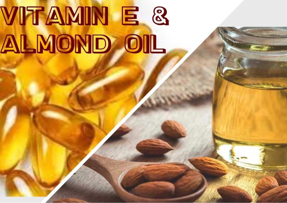 Vitamin E and Almond Oil