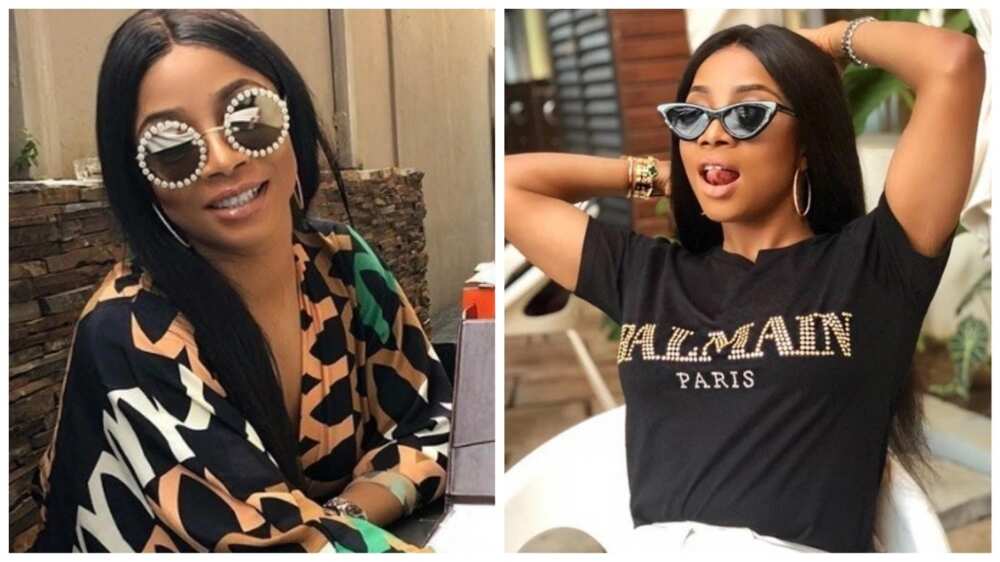 Photos of Toke Makinwa.