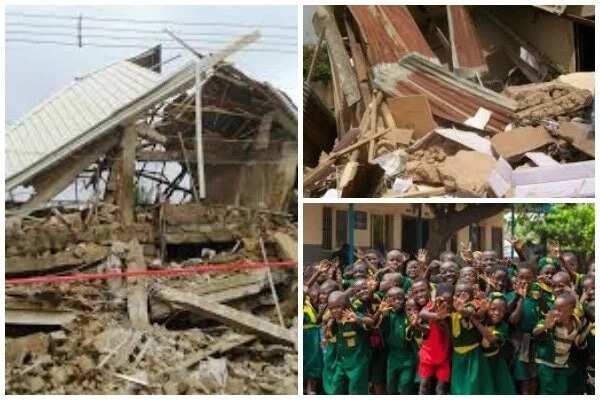 7-year-old pupil killed, 4 others injured in school building collapse