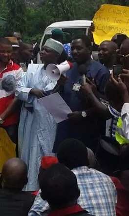 PHOTOS: Nigerians In Lagos Rally Against Corruption Urging Buhari To Jail Ngozi Okonjo-Iweala