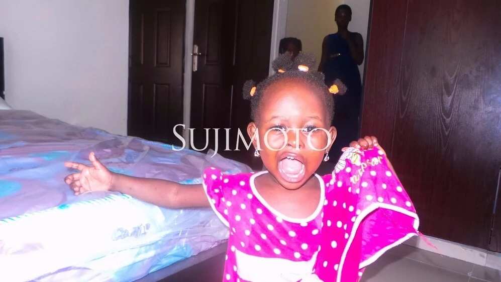See photos of "lucky" Olajumoke in her new home See photos of "lucky" Olajumoke in her new home