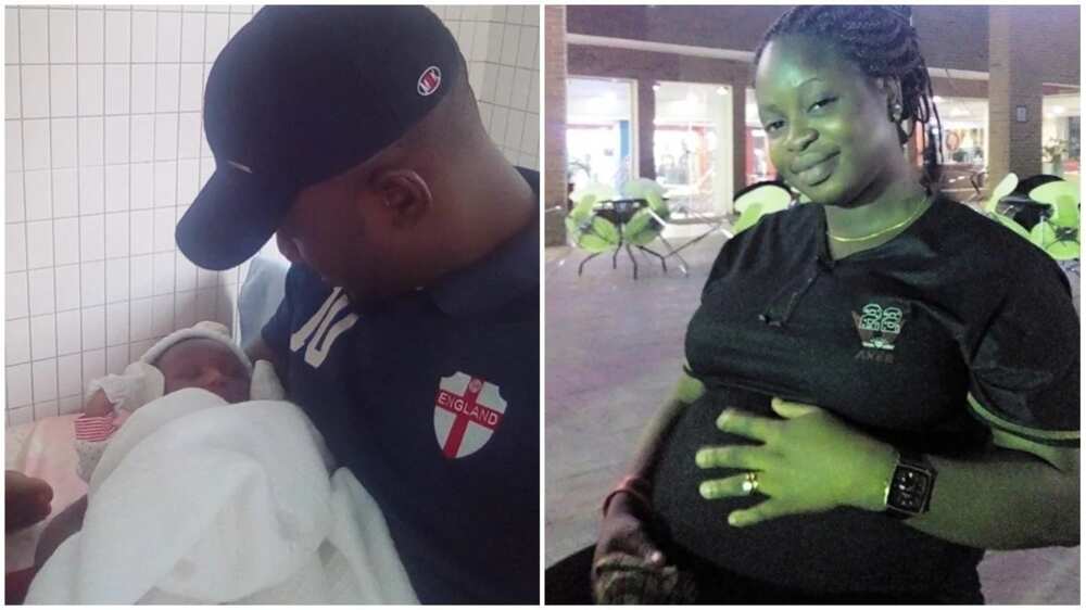 Nigerian lady delivers bouncing baby on Christmas eve