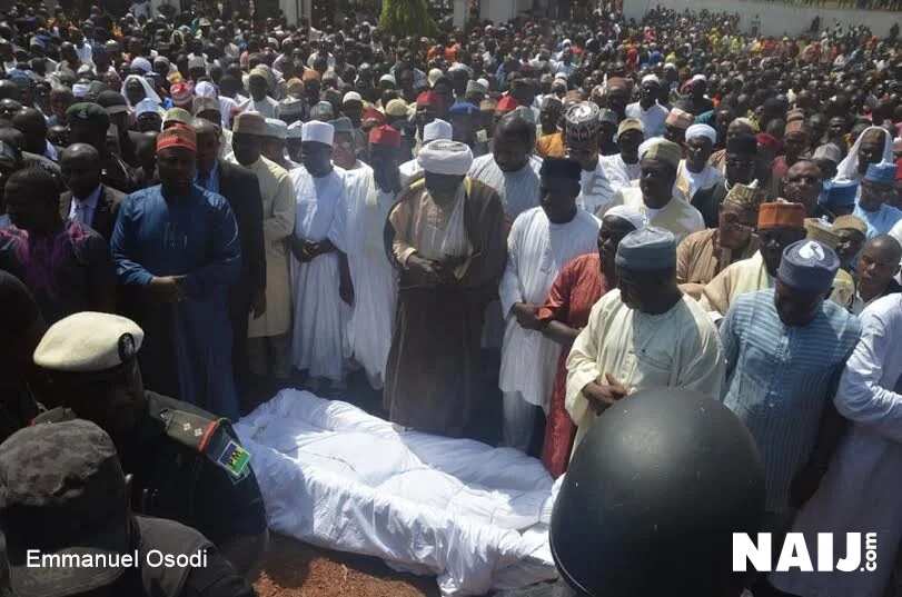 Photos, Video From Abubakar Audu's Burial In Kogi