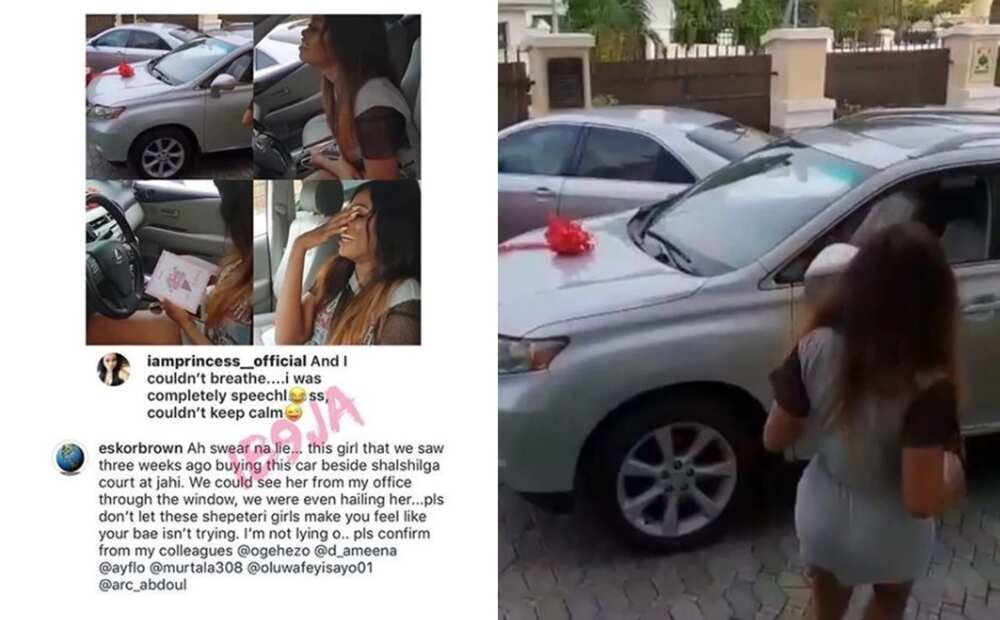 BBNaija's Princess’ car gift was staged by her - Nigerian realtor