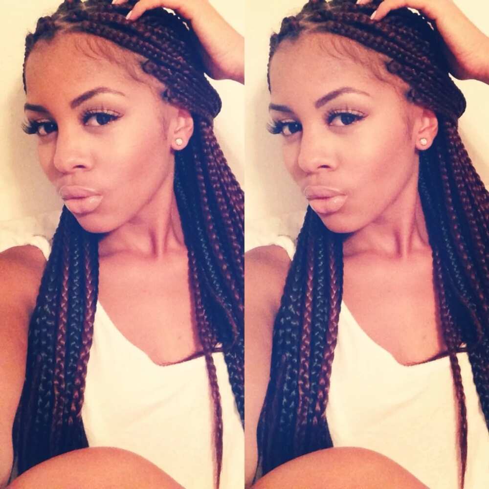 How to pack braids stylish pretty African