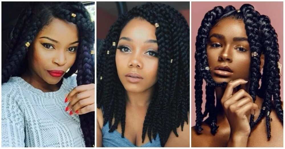 Braids with beads