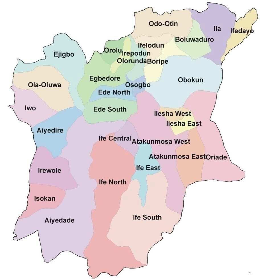 How many local governments in Osun State? 