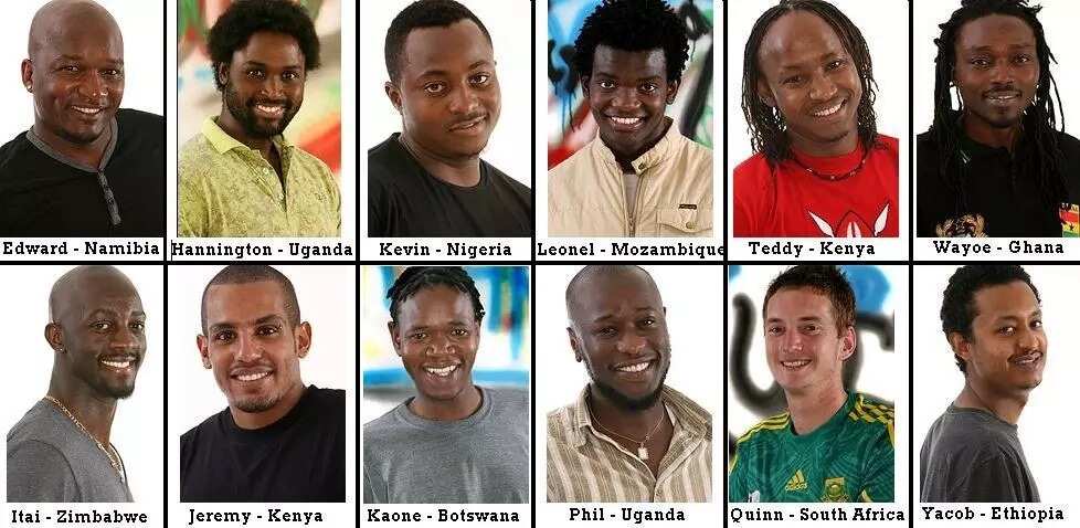 The BBA 4 male contestants