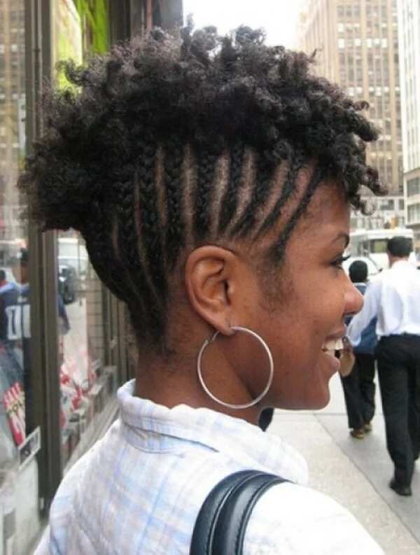 natural hair weaving styles