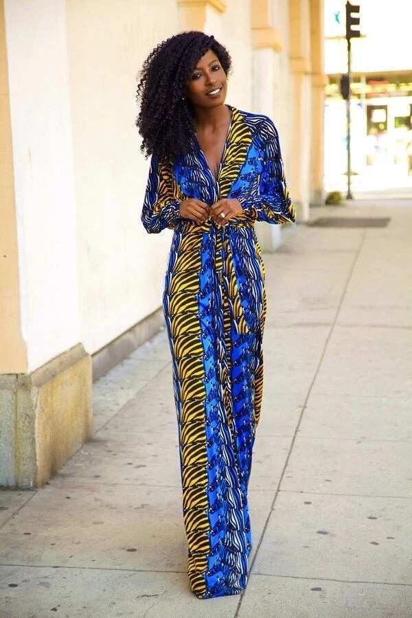 Latest ankara hotsell maxi gown