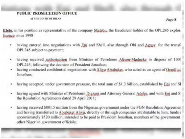 Former President Jonathan is involved $1.3 billion oil fraud