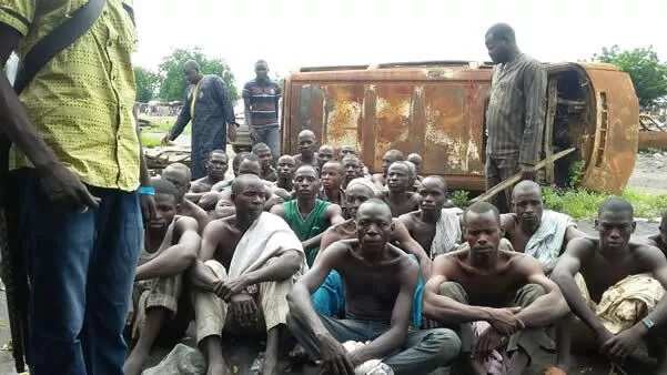 76 starving Boko Haram terrorists surrender to Nigerian troops