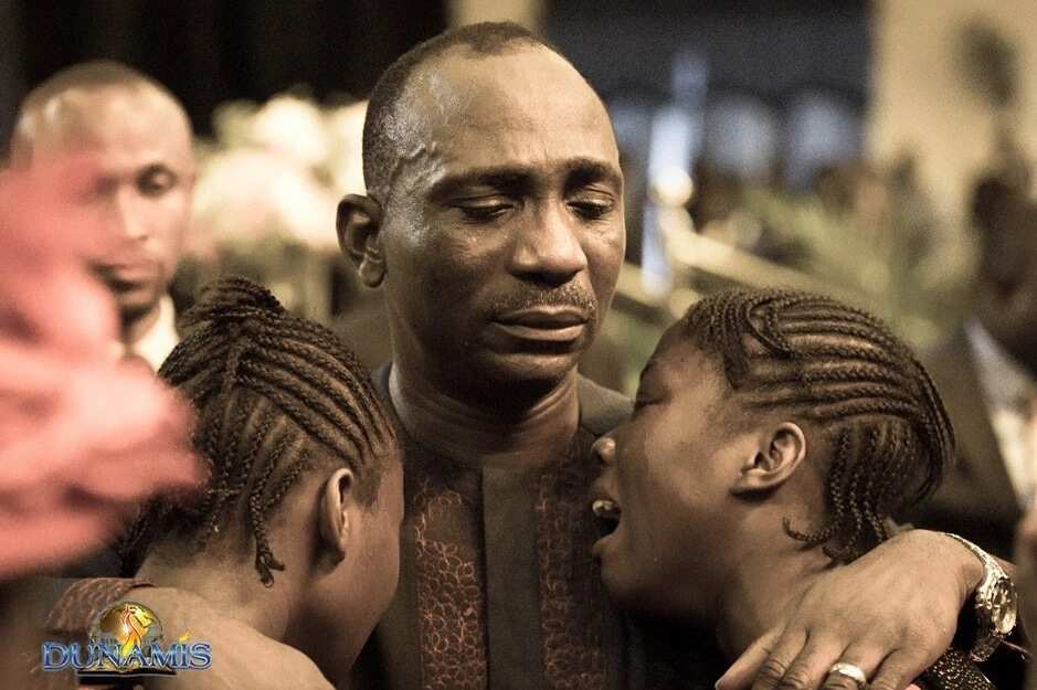 Emotions run deep as Dr Paul Enenche reportedly healed beautiful twin sisters from insanity