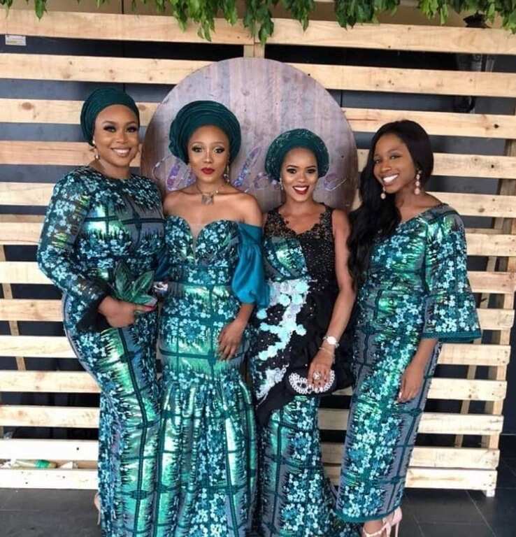 Latest Aso Ebi lace styles in Nigeria 2018