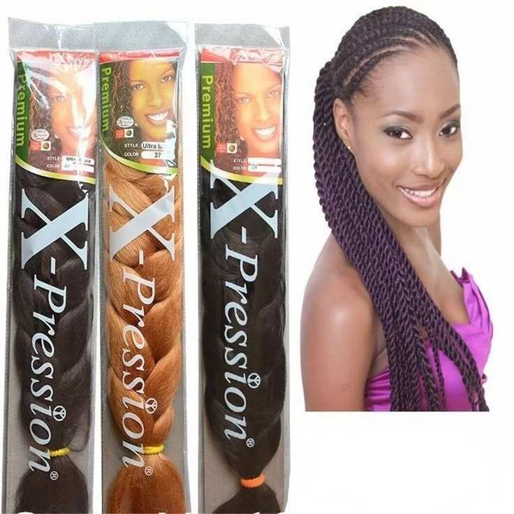 Kinky braids hairstyles in Nigeria