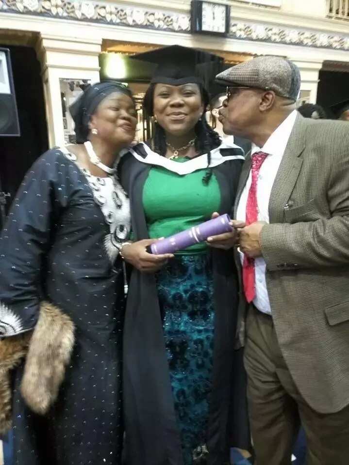 Alao Akala's daughter bags masters degree in oil and gas management in UK