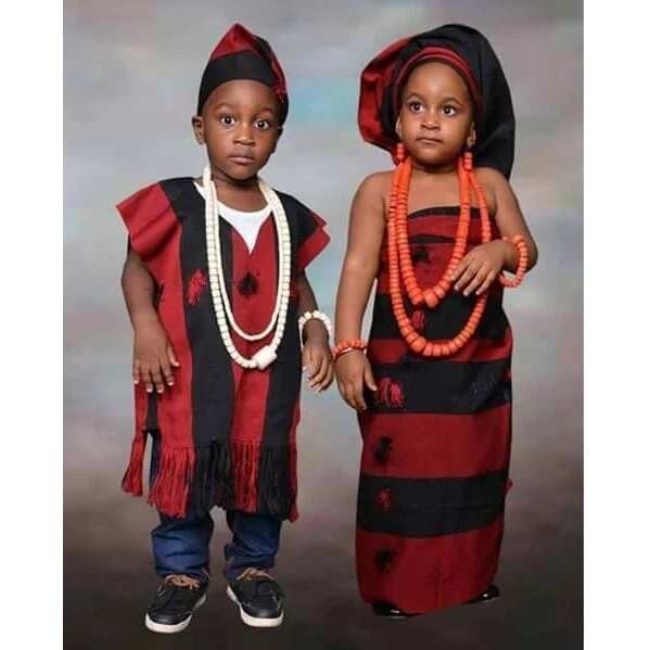 Idoma traditional kids attire