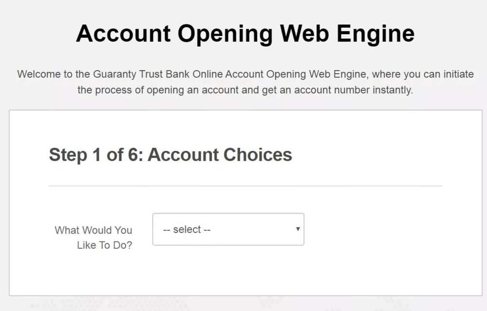 Tips for opening GTB account online